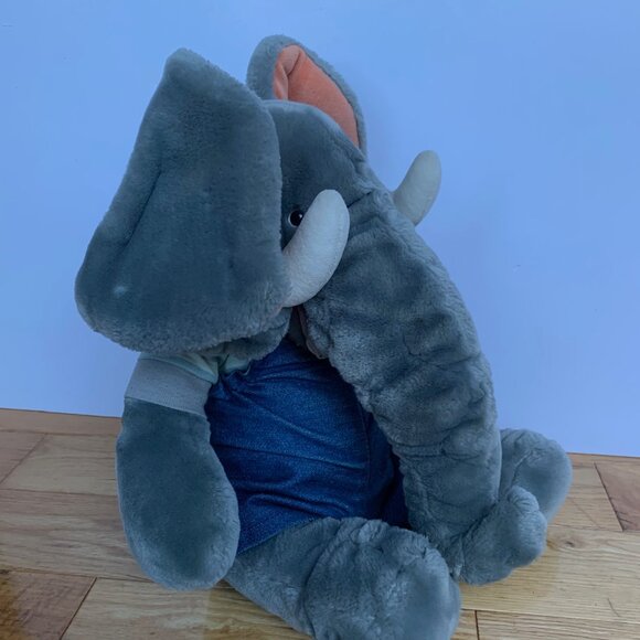 Vintage Heritage Collection “Thunder” Elephant Plush Hand Puppet 15” Stuffie - Picture 3 of 7